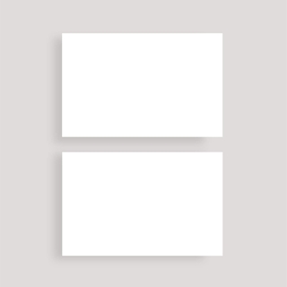 Tarjeta visita blanco y negro personalizable - Imagen 1